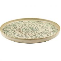 Assiette Bord Droit Esmeralda - 25 Cm