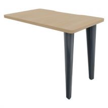 Retour Evidence 100 X 60 Cm Chêne Clair Pied Anthracite