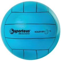 Ballon De Volley Initiation Pvc Sporteus Ø 215 Mm 300 G Bleu