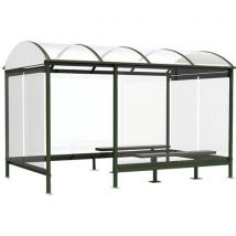 Abri Fumeurs Combrailles 26x225 Vert Sapin