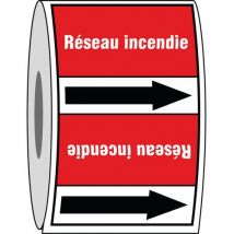 Marquage Tuyauterie Rouleau Continu Réseau Incendie