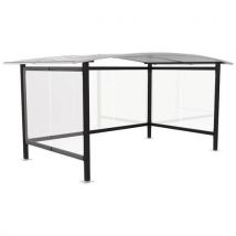 Abri Cycles Viadene Acier Simple Noir Profond
