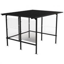 Abri Fumeurs Beaufortain 305 X 244 Noir Profond