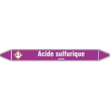 Marquage Tuyauterie Sur Carte Acide Sulfurique 355x37
