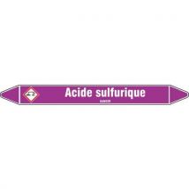 Marquage Tuyauterie Sur Carte Acide Sulfurique 250x26