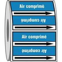 Marquage Tuyauterie Sur Rouleau Air Comprimé 250x26