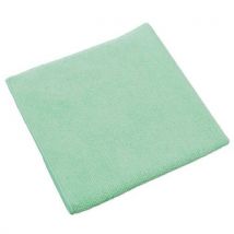 Vileda - Lavette Microfibre MicroTuff Plus Verte - 38x38 cm - HACCP - Éco-responsable