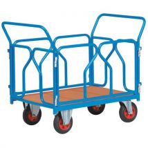 Chariot Modulable Bleu 2 Ridelles 2 Dossiers 1200mmx800mm
