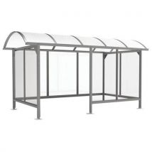 Abri Fumeurs Standard 45 X 25 Aluminium Blanc