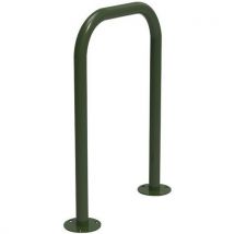 Abri Plus - Borne à vélos en U renversé Vert Sapin - Acier Galvanisé - 1 Place - 850mm Hauteur - Durable et Recyclable