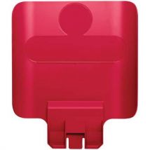 Rubbermaid - Panneau pour station de recyclage Slim Jim rouge