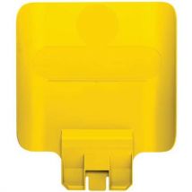 Rubbermaid - Panneau Pour Station De Recyclage Slim Jim Jaune