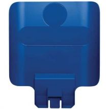 Rubbermaid - Panneau pour station de recyclage Slim Jim bleu