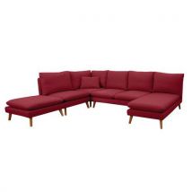 Ensemble Canapé Riga Enduit Pvc Non Classé Feu Lie-de-vin