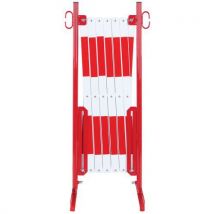 Barrière Extensible Rouge-blanc 4m