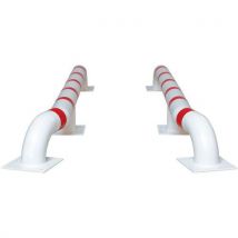 Guides-roues Pour Camions Rouge-blanc H 315 Mm