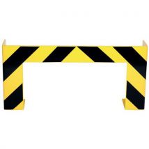 Crash Stop - Protection Palette Longue Acier Jaune 860x400mm - Éco-responsable, Recyclé