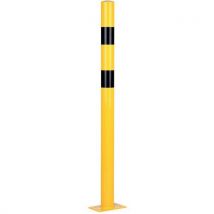 Poteau De Protection Acier Galvanisé Ø76 Hauteur 1200 Mm