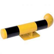 Butée Murale Acier Galvanisé Pour Coin 90° Gauche Ext. Ø76mm L:500mm