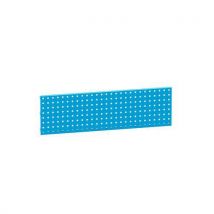 Panneau perforé mural - Bleu - 103,2 x 30,3 cm - Rangement et organisation