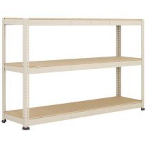 Rayonnage Manutan Rapid 1 1980x2440x610 3 Tab Agglo Gris