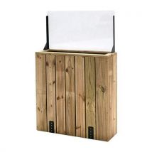 Jardinière À Fixer 75x24x80 - Pare Vent 40 Cm