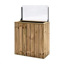 Jardinière Autoportante 75x34x80 - Pare Vent 40cm