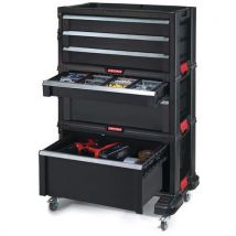 Armoire À Outils Curver Avec Roulettes 6 Tiroirs