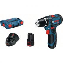 Bosch 1 Perceuse-visseuse Gsr 12v-15 Avec 2 Batteries 2,0 Ah Bosch
