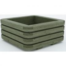Jardinière Loctudy Carré 100x100x785 Cm - Pin