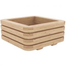 Jardinière Loctudy Carré 80x80x36 Cm - Robinier