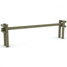 Barrière Coulissante Rondin Passage 3 M - Pin