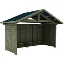 Abri Savoie 370x150x283 Cm - Pin