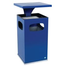 Manutan Expert - Cendrier-poubelle 72L Bleu - 95.5cm Hauteur - Éco-responsable