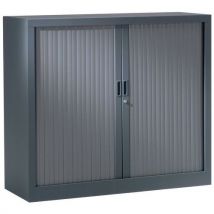 Armoire Basse À Rideaux 100 X 100 Cm 7016 Anthracite