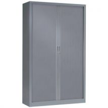 Armoire Haute À Rideaux 120 X 198 Cm 9006 Aluminium