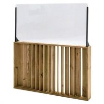 Garde Corps Non Rabattable 120x12x75 Cm-pare Vent 60