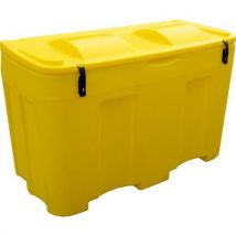 Bac À Sel Ou Sable 400l - Avec Grenouillère - Jaune -jonesco