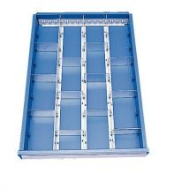 Compartimentage Metallique Pour Tiroir H = 60 Mm