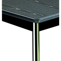 Table De Reunion Trapeze Frene Pieds Ronds Chr Omes