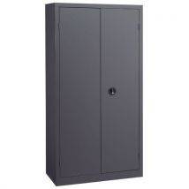 Armoire À Portes Battantes Anthracite L 120 X H 198