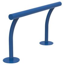 Assis Debout Fixé Au Sol Bleu Gentiane