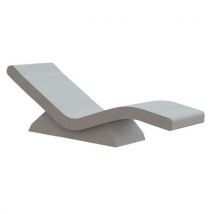 Chaise Longue Révolution Béton - Gris Sablé