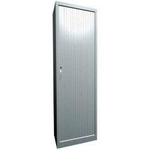 Armoire À Rideaux Largeur 60 Hauteur 198 Cm 4 Tab. Blanc-blanc