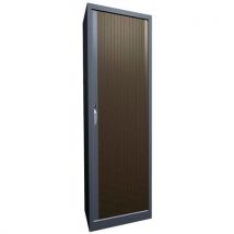 Armoire À Rideaux Mixte Larg.60 Haut.198 1 Support Cintre Alu-galet