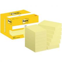 Post-it - 12 Notes Post-it 51 x 76 mm 12 blocs jaune- Post-it