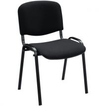 Chaise Classic Str Noire Tissu Noir