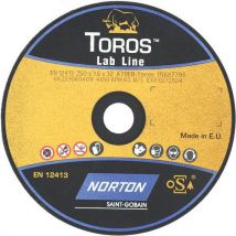 Meule De Tronçonnage Plate Toros Lab Line Ø250x1.6x32mm A70ebtoros