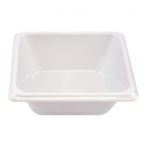 Bacs Mélamine Gn 1/6 - 17.6 X 16.2 X 6.5 Cm - Blanc