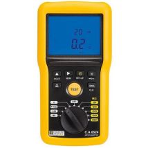 Chauvin Arnoux - Contrôleur d'isolement CA6524 - 50V à 1kV - Mesure d'isolement et continuité - Instrument de mesure professionnel